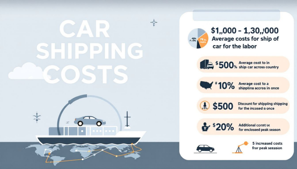 Using a car shipping cost calculator for estimating shipping costs.